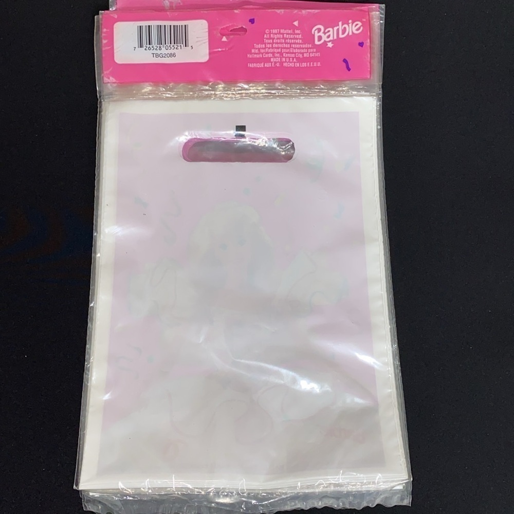 Barbie party favor loot bags Pink birthday Barbie makeup party goodie bags pink - Picture 2 of 5